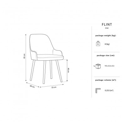 Chaise velours Flint Vert Bouteille BOUTICA DESIGN MIC_CH_F1_2_FLINT4