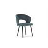 Chaise velours Goa Pétrole BOUTICA DESIGN MIC_CH_2_F1_GOA6