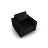 Fauteuil simili cuir Gobi Noir BOUTICA DESIGN MIC_ARM_69_F1_GOBI6