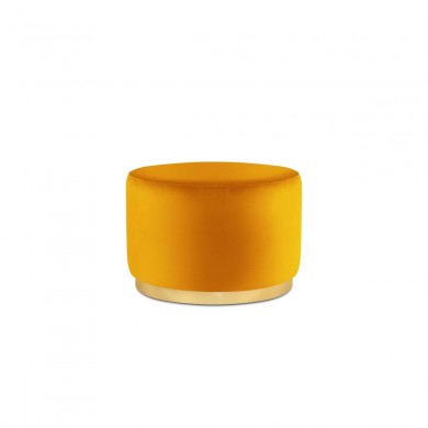 Pouf velours Goct Jaune BOUTICA DESIGN MIC_POUF_44_F1_GOCT4