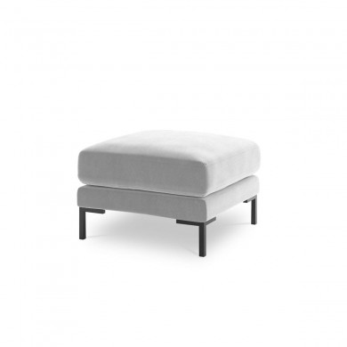 Pouf velours Jade Argent BOUTICA DESIGN MIC_POUF_51_F1_JADE5