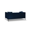 Canapé velours Karoo Bleu Roi Pieds Métal Noir 2 Places BOUTICA DESIGN MIC_2S_51_F2_KAROO5