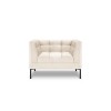 Fauteuil velours Karoo Beige Clair BOUTICA DESIGN MIC_ARM_51_F2_KAROO1