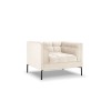 Fauteuil velours Karoo Beige Clair BOUTICA DESIGN MIC_ARM_51_F2_KAROO1