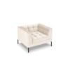 Fauteuil velours Karoo Beige Clair BOUTICA DESIGN MIC_ARM_51_F2_KAROO1