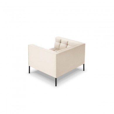 Fauteuil velours Karoo Beige Clair BOUTICA DESIGN MIC_ARM_51_F2_KAROO1