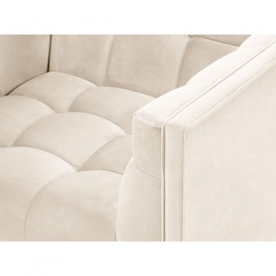 Fauteuil velours Karoo Beige Clair BOUTICA DESIGN MIC_ARM_51_F2_KAROO1