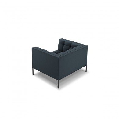 Fauteuil Karoo Bleu Pieds Métal Noir BOUTICA DESIGN MIC_ARM_78_F2_KAROO3