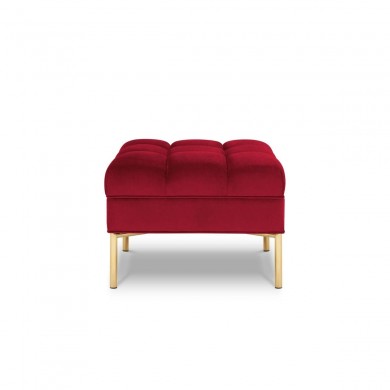 Pouf velours Karoo Rouge BOUTICA DESIGN MIC_POUF_51_F1_KAROO2