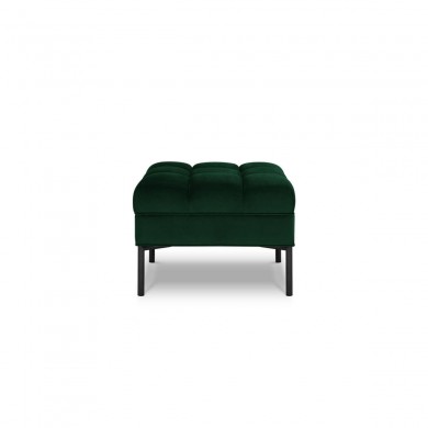 Pouf velours Karoo Vert Bouteille Pieds Métal Noir BOUTICA DESIGN MIC_POUF_51_F2_KAROO4