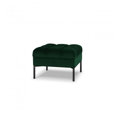 Pouf velours Karoo Vert Bouteille Pieds Métal Noir BOUTICA DESIGN MIC_POUF_51_F2_KAROO4