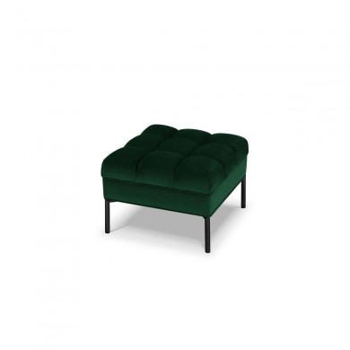 Pouf velours Karoo Vert Bouteille Pieds Métal Noir BOUTICA DESIGN MIC_POUF_51_F2_KAROO4