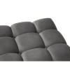 Pouf velours Karoo Gris Clair Pieds Métal Noir BOUTICA DESIGN MIC_POUF_51_F2_KAROO6