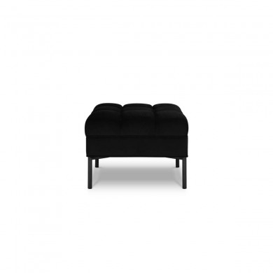 Pouf velours Karoo Noir Pieds Métal Noir BOUTICA DESIGN MIC_POUF_51_F2_KAROO8