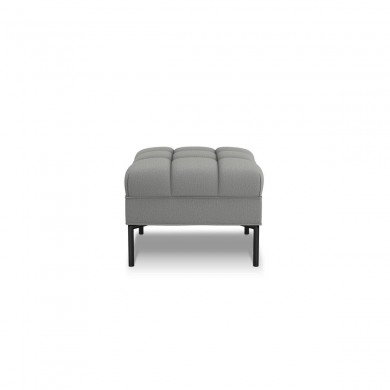 Pouf Karoo Gris Pieds Métal Noir BOUTICA DESIGN MIC_POUF_78_F2_KAROO4