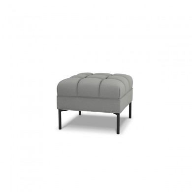 Pouf Karoo Gris Pieds Métal Noir BOUTICA DESIGN MIC_POUF_78_F2_KAROO4