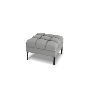 Pouf Karoo Gris Pieds Métal Noir BOUTICA DESIGN MIC_POUF_78_F2_KAROO4