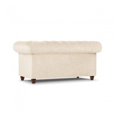 Canapé velours Lapis Beige Clair 2 Places BOUTICA DESIGN MIC_2S_103_F1_LAPIS1