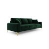 Canapé velours Larnite Vert Bouteille Pieds Métal Doré 3 Places BOUTICA DESIGN MIC_3S_51_B1_LARNITE5