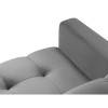 Fauteuil velours Mamaia Gris Clair Pieds Métal Noir BOUTICA DESIGN MIC_ARM_51_F1_MAMAIA11