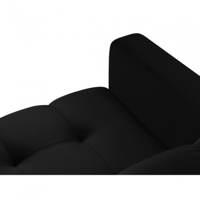 Fauteuil velours Mamaia Noir Pieds Métal Noir BOUTICA DESIGN MIC_ARM_51_F1_MAMAIA13