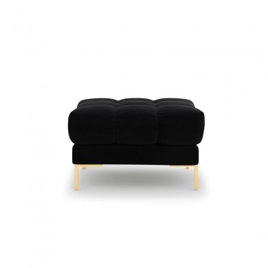 Pouf velours Mamaia Noir Pieds Métal Doré BOUTICA DESIGN MIC_POUF_51_E1_MAMAIA13