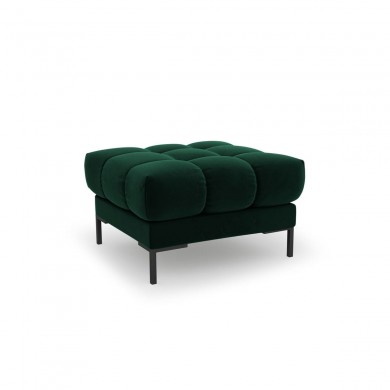 Pouf velours Mamaia Vert Bouteille Pieds Métal Noir BOUTICA DESIGN MIC_POUF_51_F1_MAMAIA6