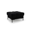 Pouf velours Mamaia Noir Pieds Métal Noir BOUTICA DESIGN MIC_POUF_51_F1_MAMAIA13