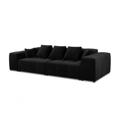 Canapé velours Margo Noir 3 Places BOUTICA DESIGN MIC_3S_44_F1_MARGO9