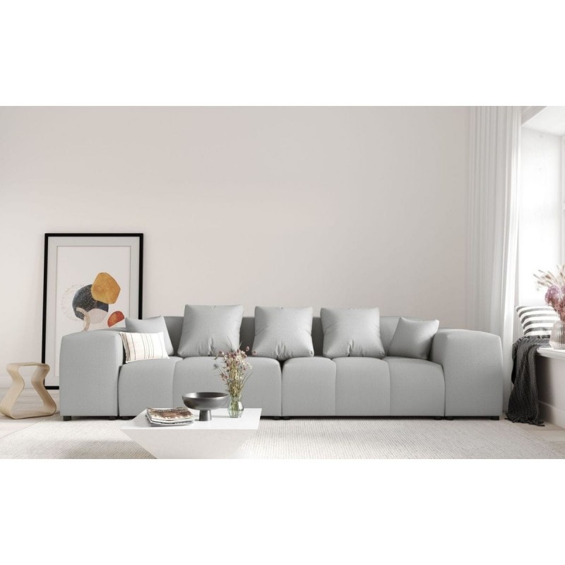 Canapé Margo Gris Clair 3 Places BOUTICA DESIGN MIC_3S_68_F1_MARGO3