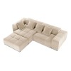 Canapé velours Margo Beige 5 Places BOUTICA DESIGN MIC_COR_L_44_F1_MARGO1