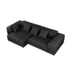 Canapé Margo Noir 4 Places BOUTICA DESIGN MIC_COR_S_68_F1_MARGO4