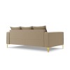 Canapé Marram Beige Pieds Métal Doré BOUTICA DESIGN MIC_3S_70_B1_MARRAM1