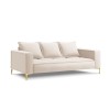 Canapé Marram Beige Clair Pieds Métal Doré BOUTICA DESIGN MIC_3S_70_B1_MARRAM2