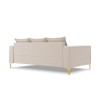 Canapé Marram Beige Clair Pieds Métal Doré BOUTICA DESIGN MIC_3S_70_B1_MARRAM2