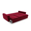 Canapé convertible avec coffre Moghan Rouge Pieds Métal Doré 3 Places BOUTICA DESIGN MIC_3SF_2_A1_MOGHAN2