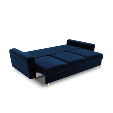 Canapé convertible avec coffre Moghan Bleu Roi Pieds Métal Doré 3 Places BOUTICA DESIGN MIC_3SF_2_A1_MOGHAN4