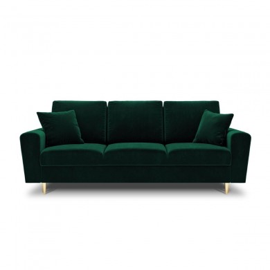 Canapé convertible avec coffre Moghan Vert Bouteille Pieds Métal Doré 3 Places BOUTICA DESIGN MIC_3SF_2_A1_MOGHAN6