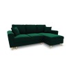 Canapé convertible avec coffre Moghan Vert Bouteille Pieds Métal Doré 4 Places BOUTICA DESIGN MIC_COR_2_A1_MOGHAN6