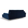 Canapé d'angle droit convertible avec coffre Moghan Bleu Roi Pieds Métal Doré 4 Places BOUTICA DESIGN MIC_RCF_2_A1_MOGHAN4