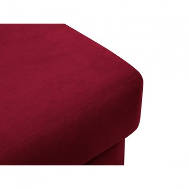 Pouf velours Moghan Rouge Pieds Métal Doré BOUTICA DESIGN MIC_POUF_2_A1P_MOGHAN2