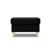 Pouf velours Moghan Noir Pieds Métal Doré BOUTICA DESIGN MIC_POUF_2_A1P_MOGHAN10