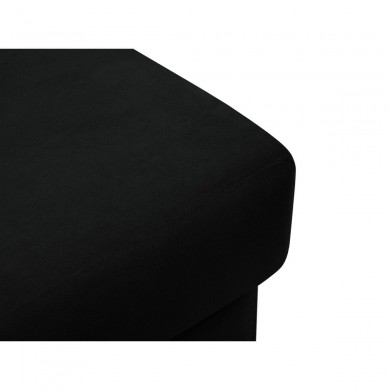 Pouf velours Moghan Noir Pieds Métal Doré BOUTICA DESIGN MIC_POUF_2_A1P_MOGHAN10