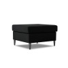 Pouf velours Moghan Noir Pieds Métal Chromé Noir BOUTICA DESIGN MIC_POUF_2_A3P_MOGHAN10