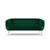 Canapé velours Moss Vert Bouteille Pieds Métal Doré BOUTICA DESIGN MIC_3S_121_F1_MOSS7