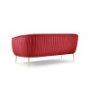 Canapé velours Moss Rouge Pieds Métal Doré BOUTICA DESIGN MIC_3S_121_F1_MOSS11