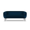 Canapé velours Moss Bleu Marine Pieds Métal Noir BOUTICA DESIGN MIC_3S_121_F2_MOSS6