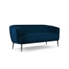 Canapé velours Moss Bleu Marine Pieds Métal Noir BOUTICA DESIGN MIC_3S_121_F2_MOSS6