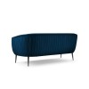 Canapé velours Moss Bleu Marine Pieds Métal Noir BOUTICA DESIGN MIC_3S_121_F2_MOSS6