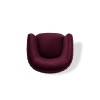 Fauteuil velours Moss Pourpre Pieds Métal Doré BOUTICA DESIGN MIC_ARM_121_F1_MOSS12